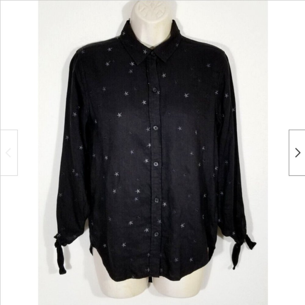 Rails Robyn Button-Up Shirt Top 5567e1m - image 1